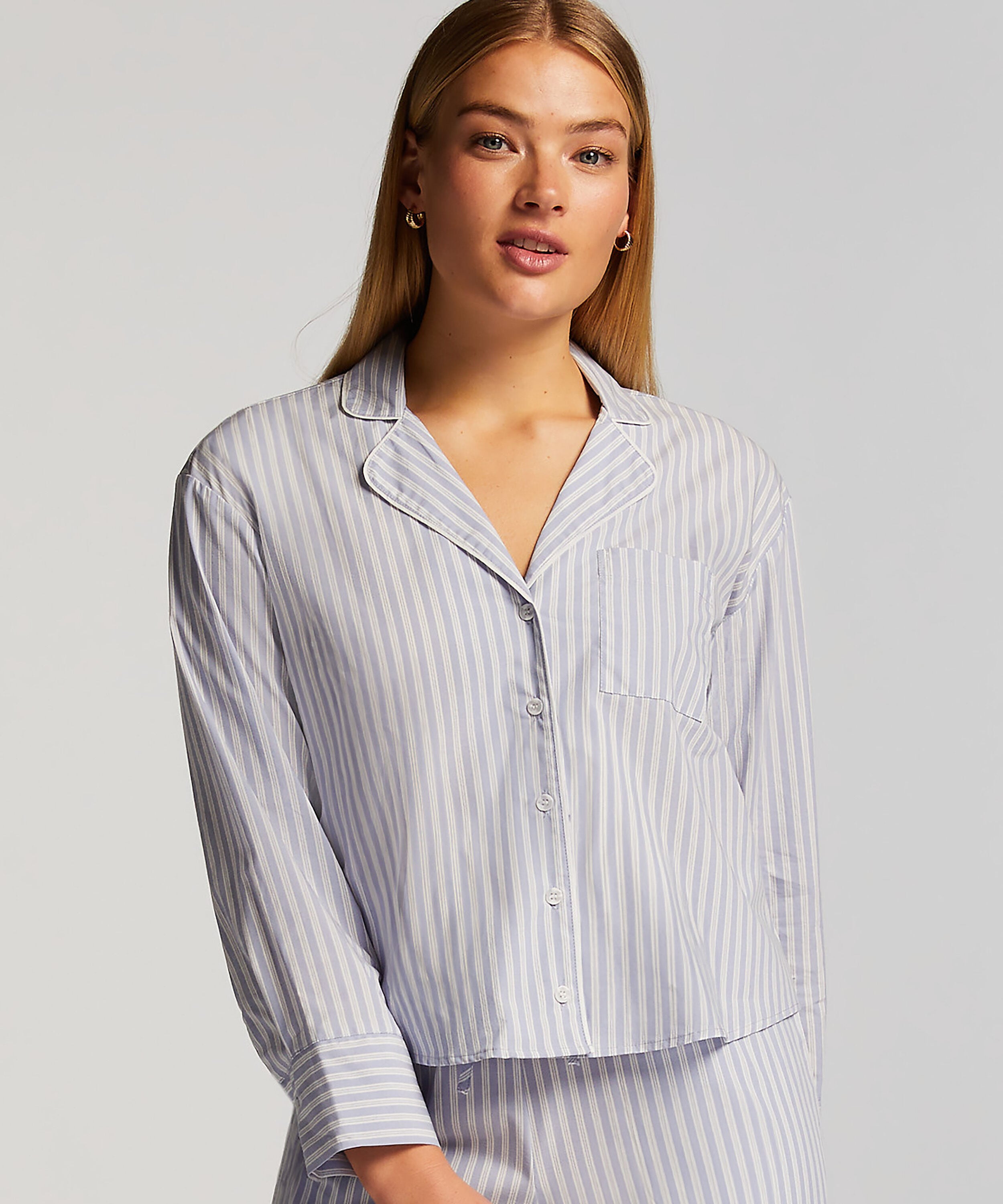 Pyjamastop, Blå