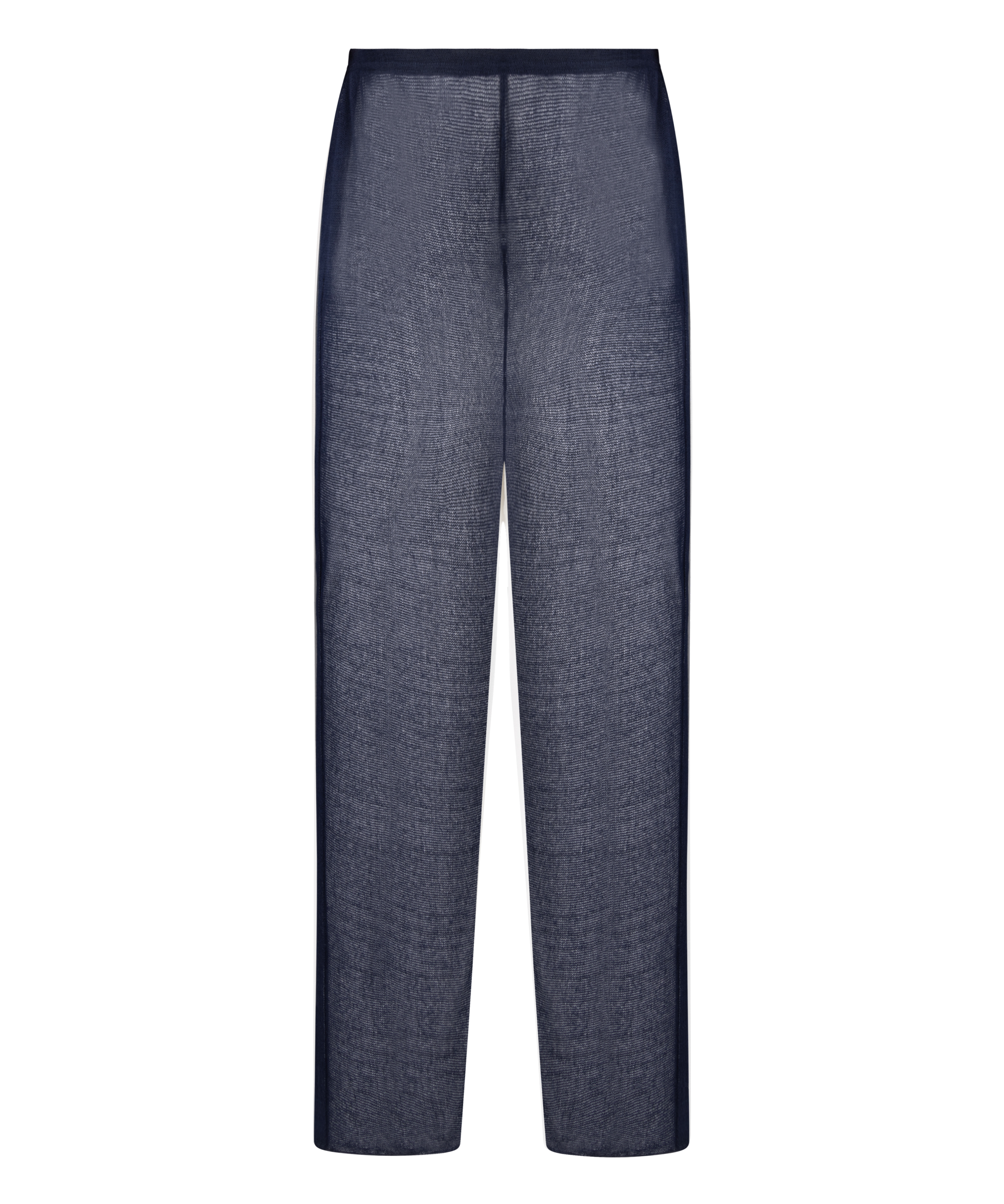 Strikket strandbuks, blå, main