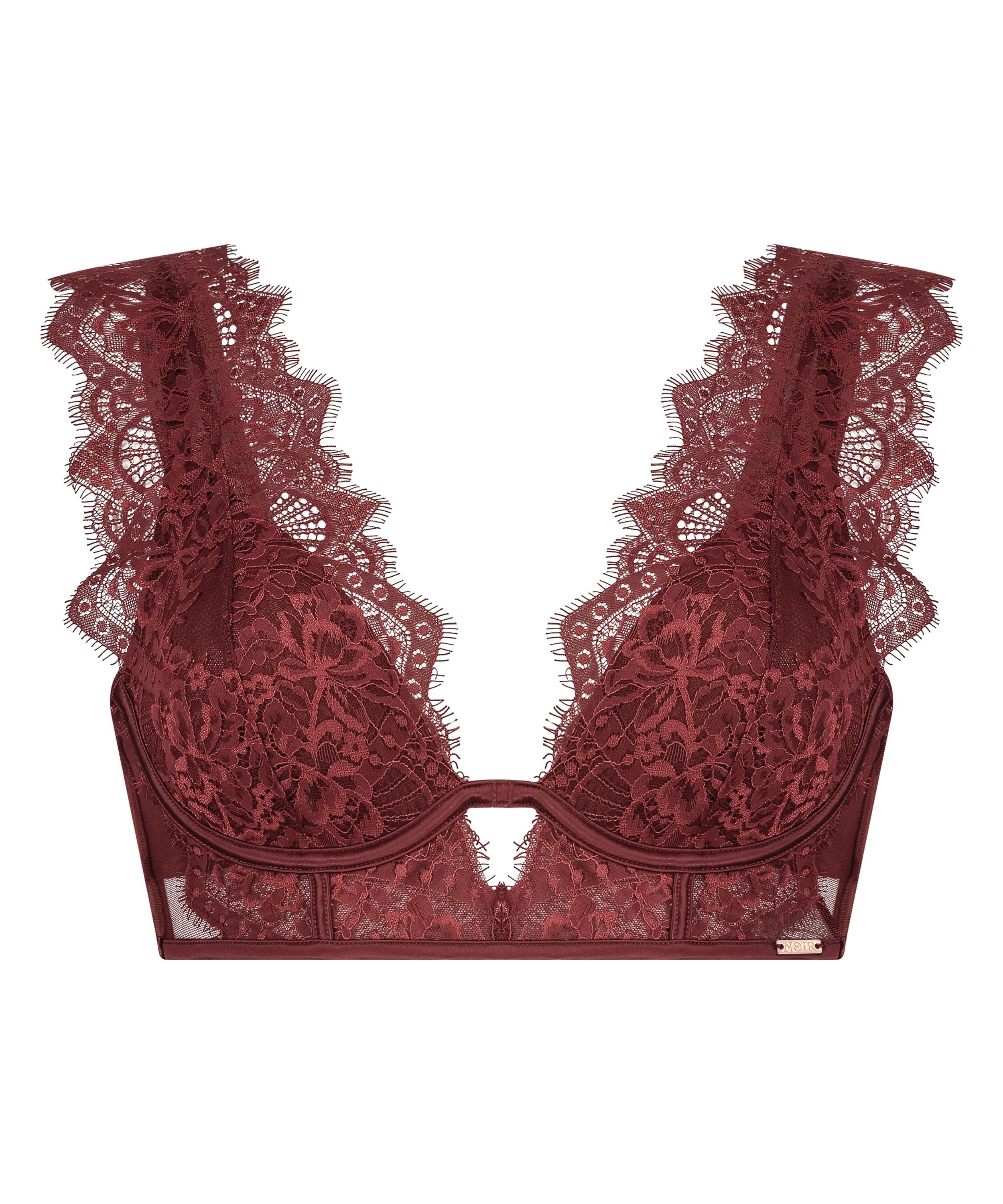 Ikke-formst&oslash;bt longline b&oslash;jle-bh Zoe, R&oslash;d