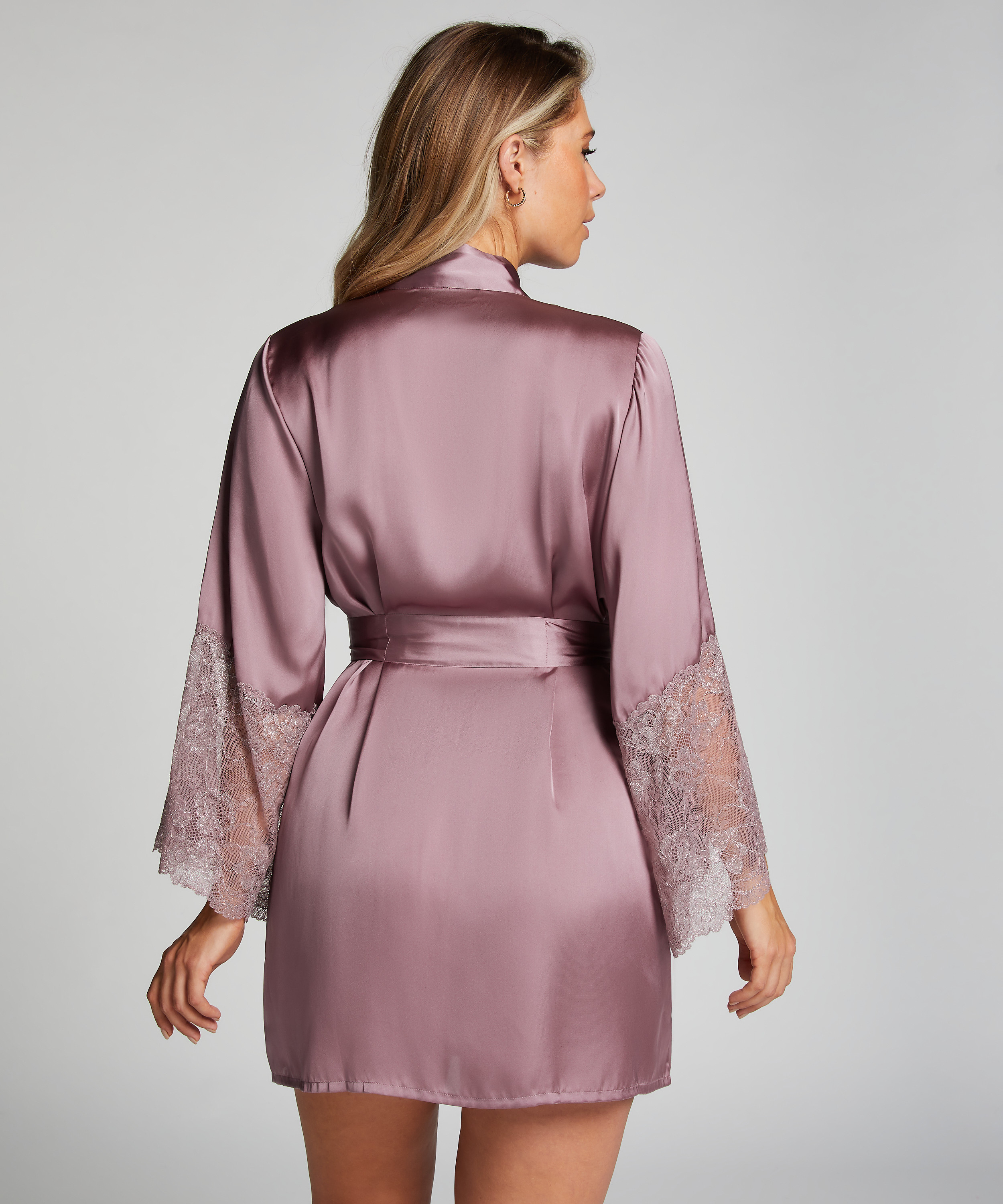 Kimono Satin, Lilla, main