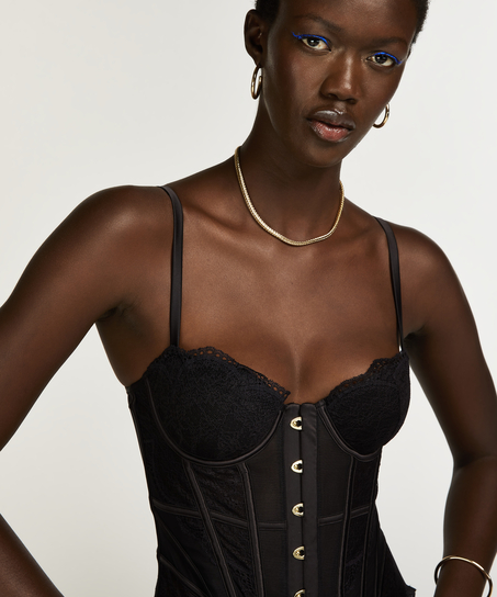 Bustier Fleur Nyakim, Sort