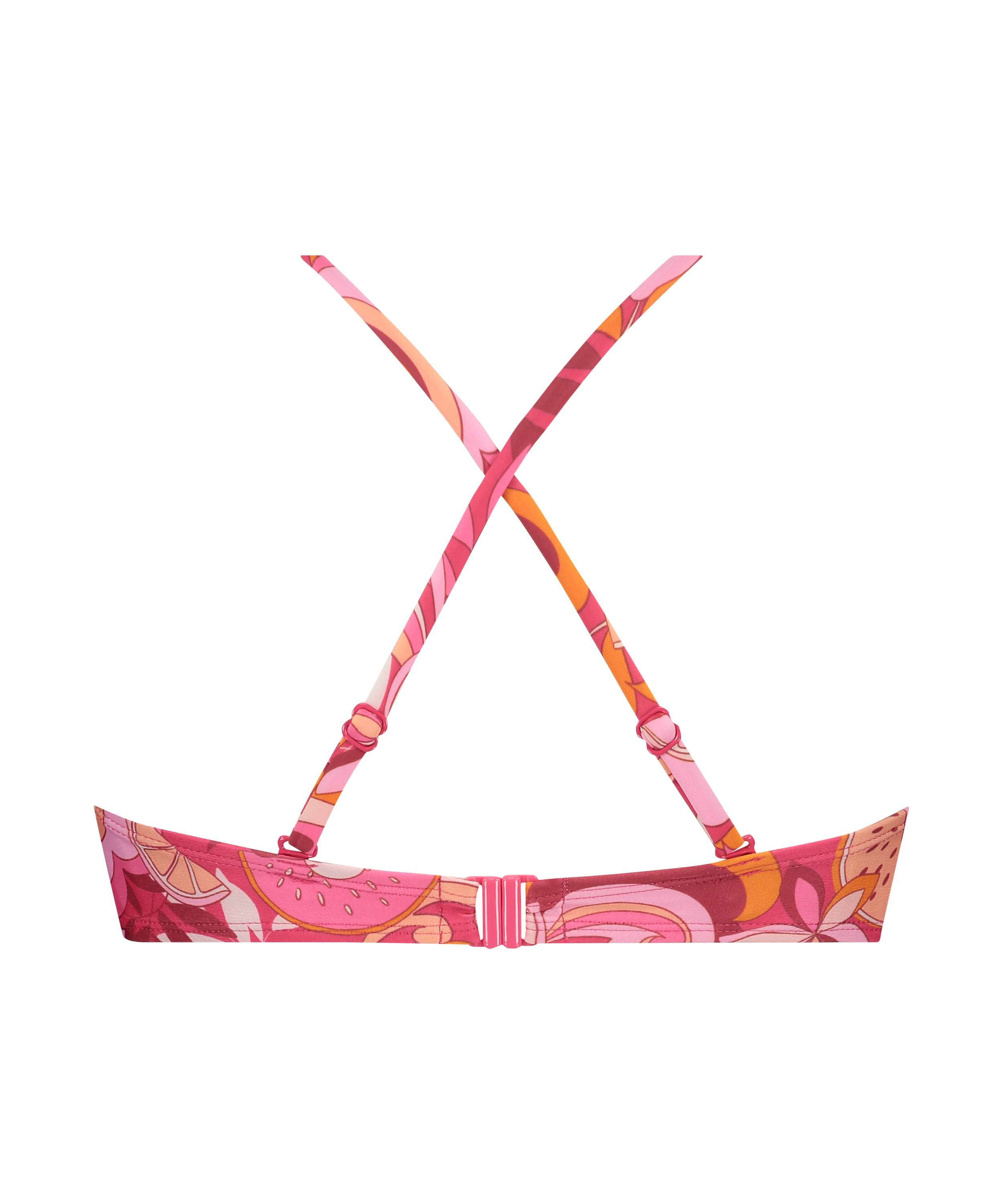 Ikke-formstøbt bikinitop med bøjle Miami, Lyserød, main