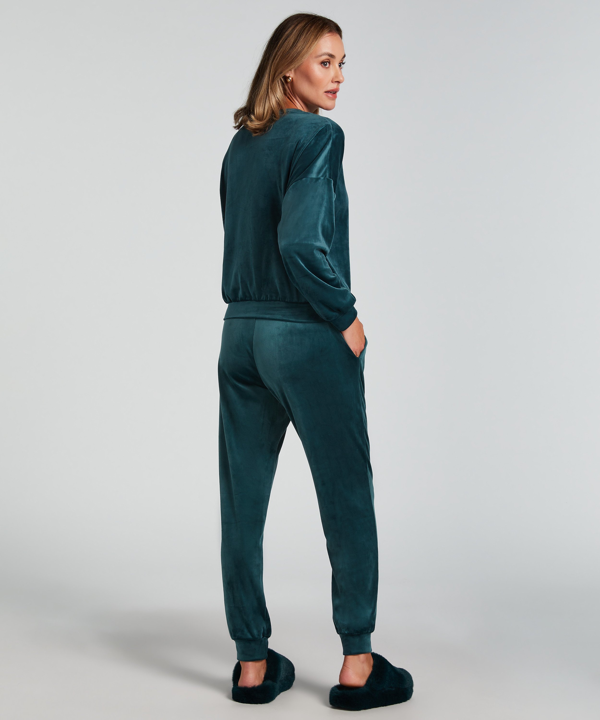 Velourtop, Grøn, main