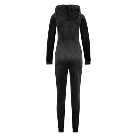 Onesie-jumpsuit Velour, sort