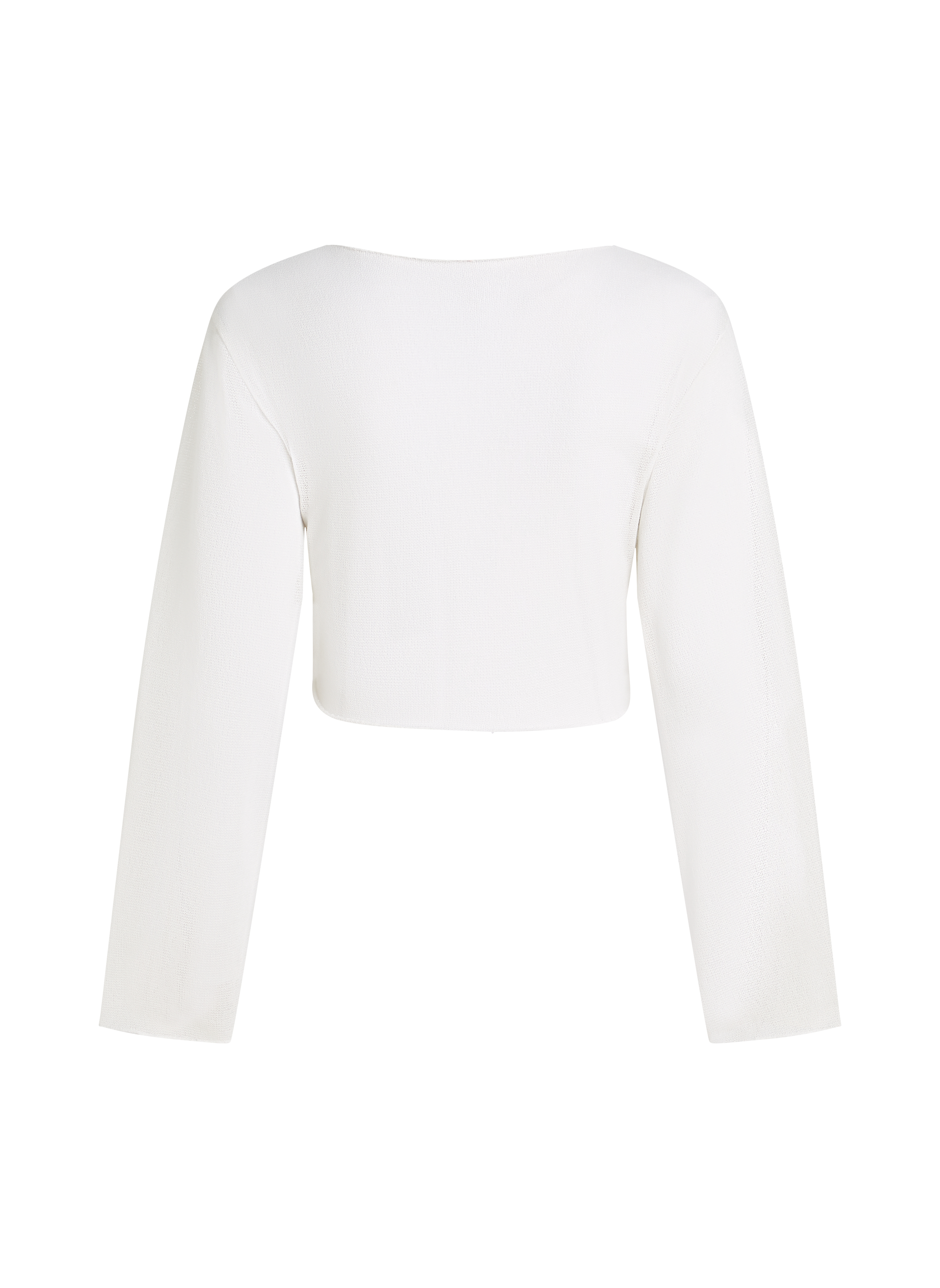 Strikket strandtop, Hvid, main