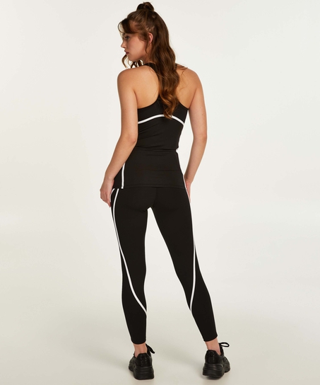 HKMX Slim fit top Ayla, Sort