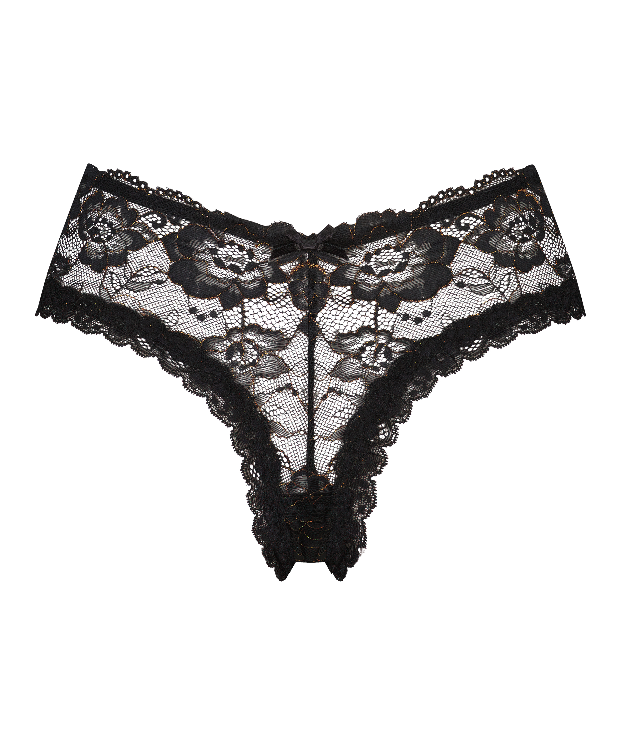 Nasila V-formet brasiliansk trusse, sort, main