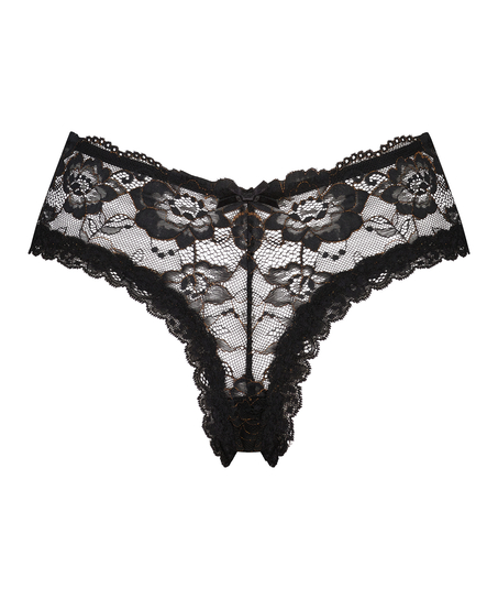 Nasila V-formet brasiliansk trusse, sort