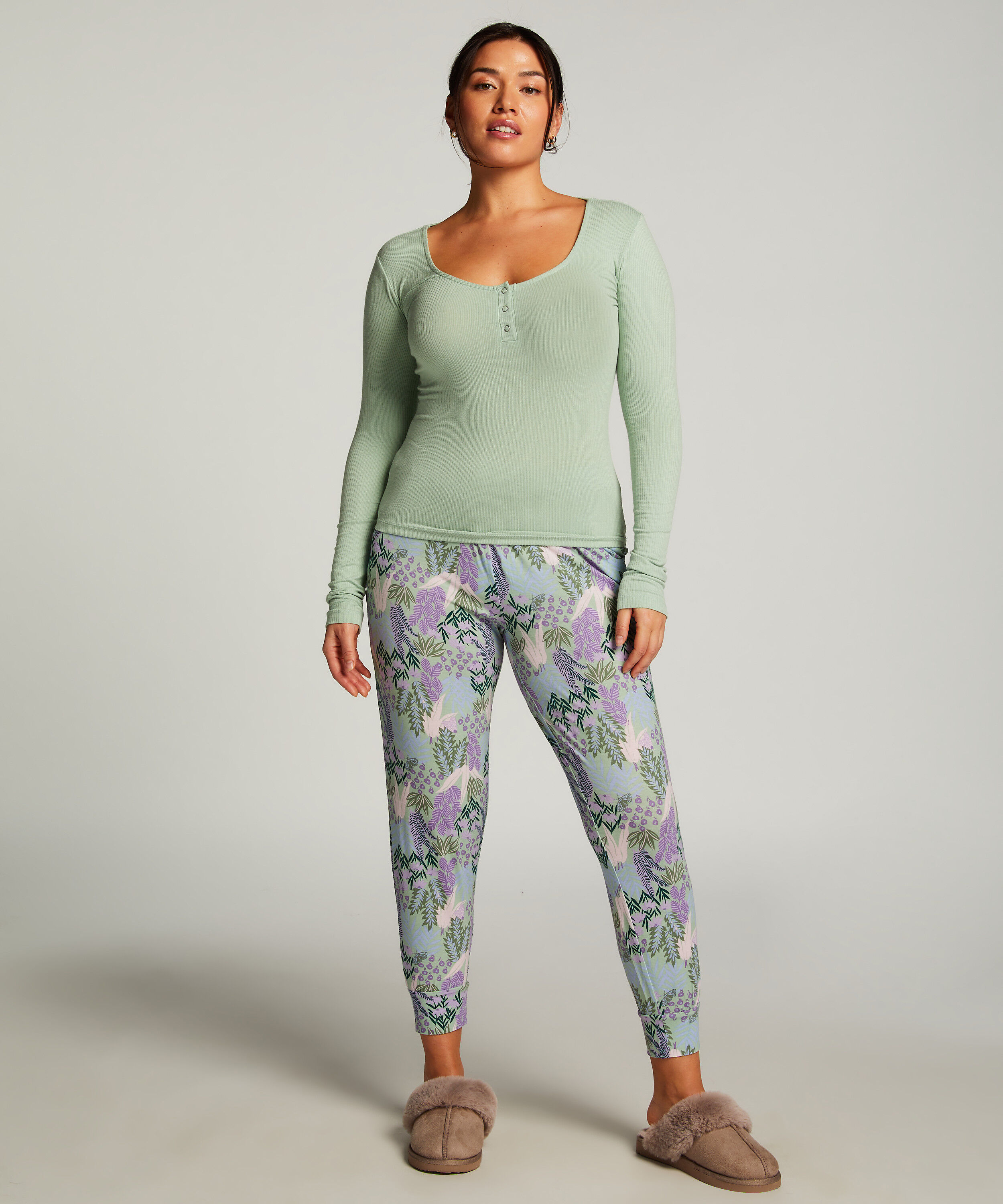 Petite pyjamasbukser, Grøn