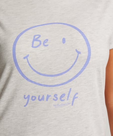 Natskjorte rund hals, Gr&aring;