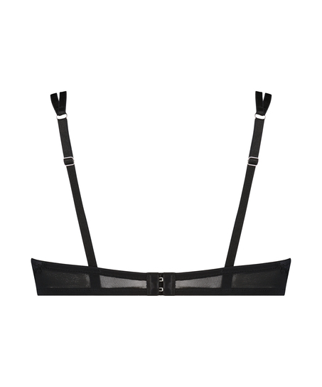 Ikke-formstøbt bøjle-bh Amelie, Sort