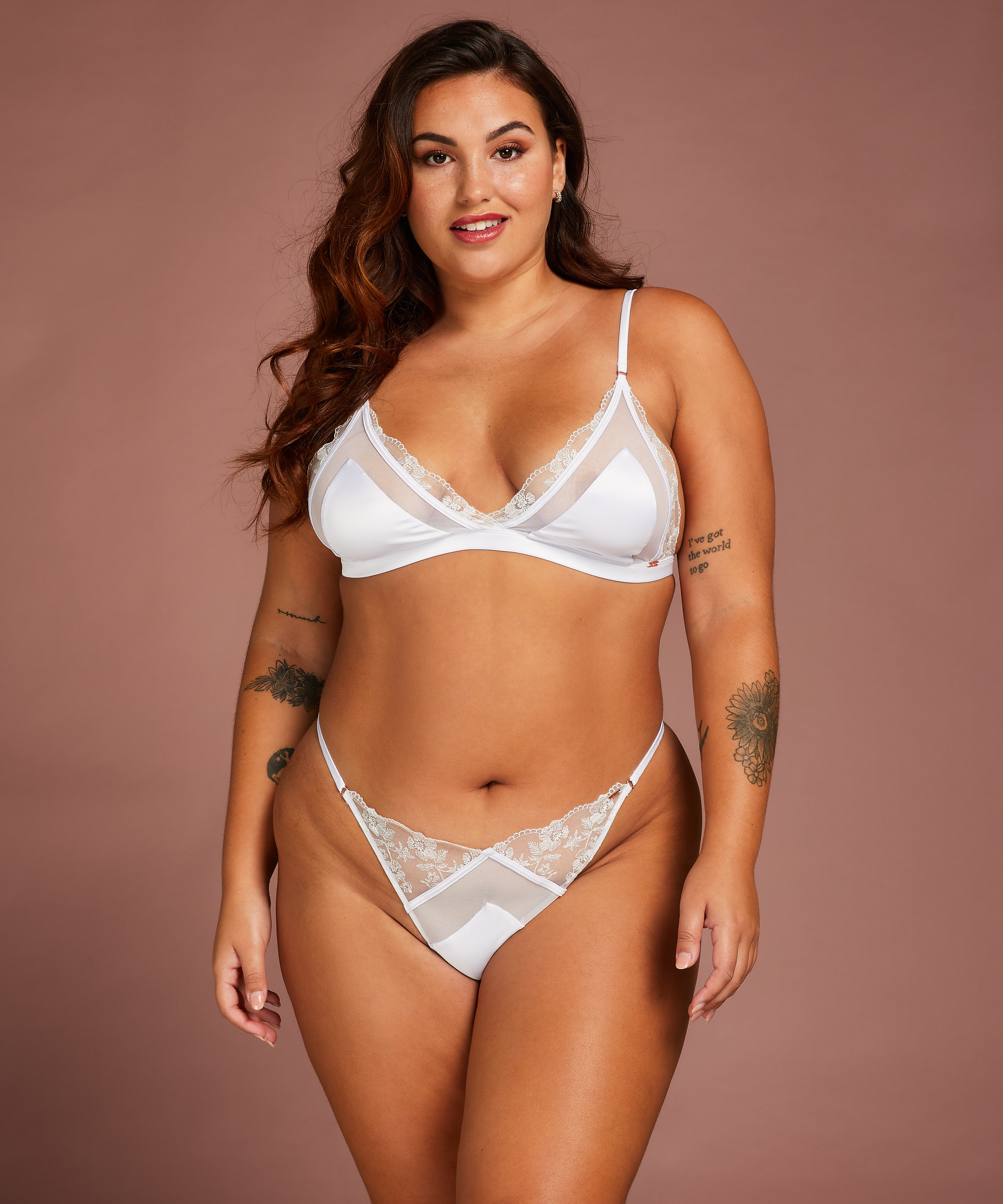 Bralette Celine, Hvid, main