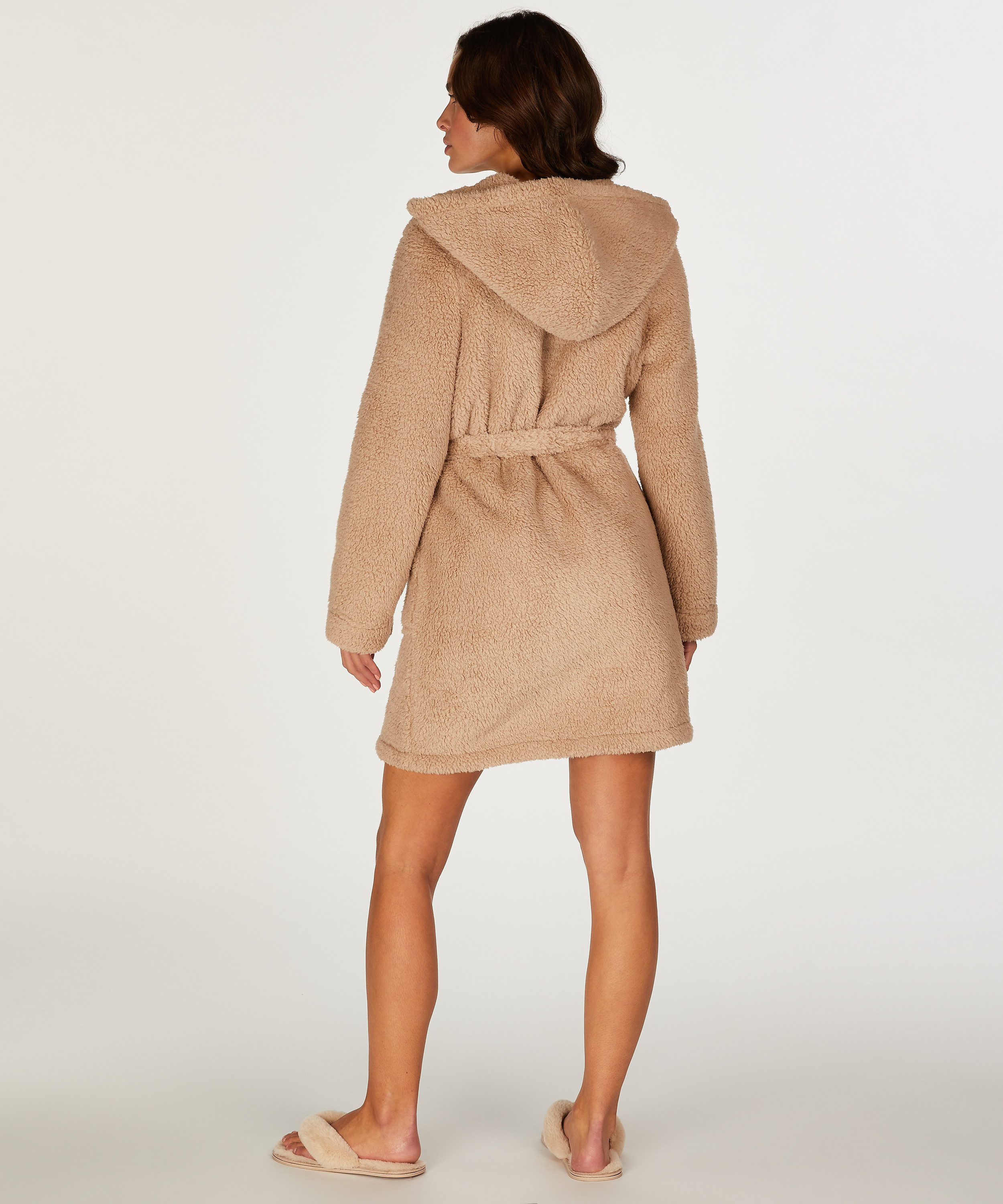 Fleece Badek&aring;be, Beige, main