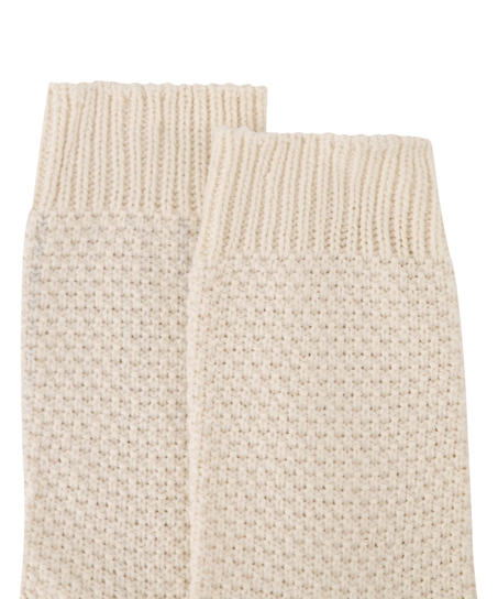 1 par strikkede sokker, Grøn