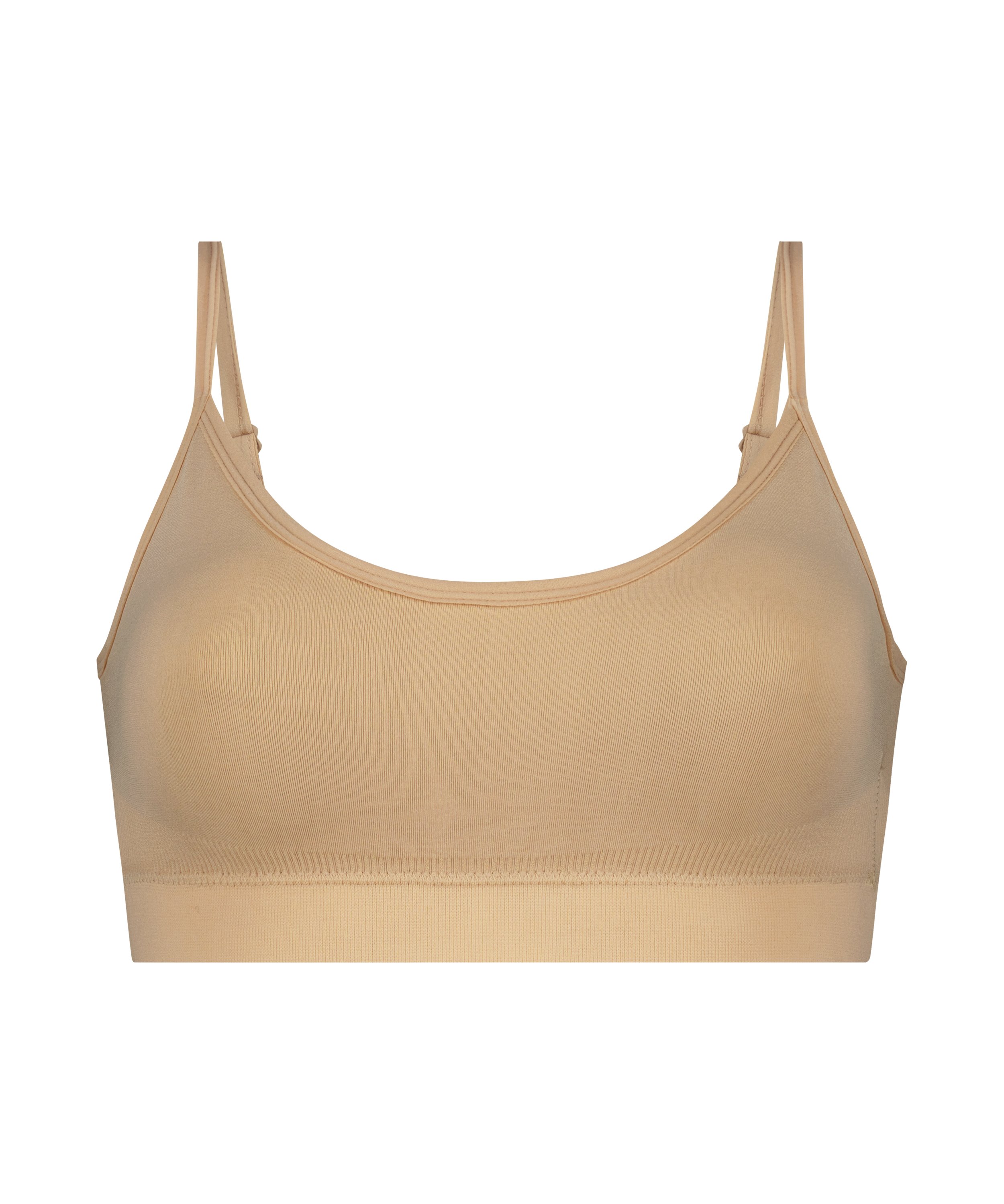 Strappy bralette, Beige, main