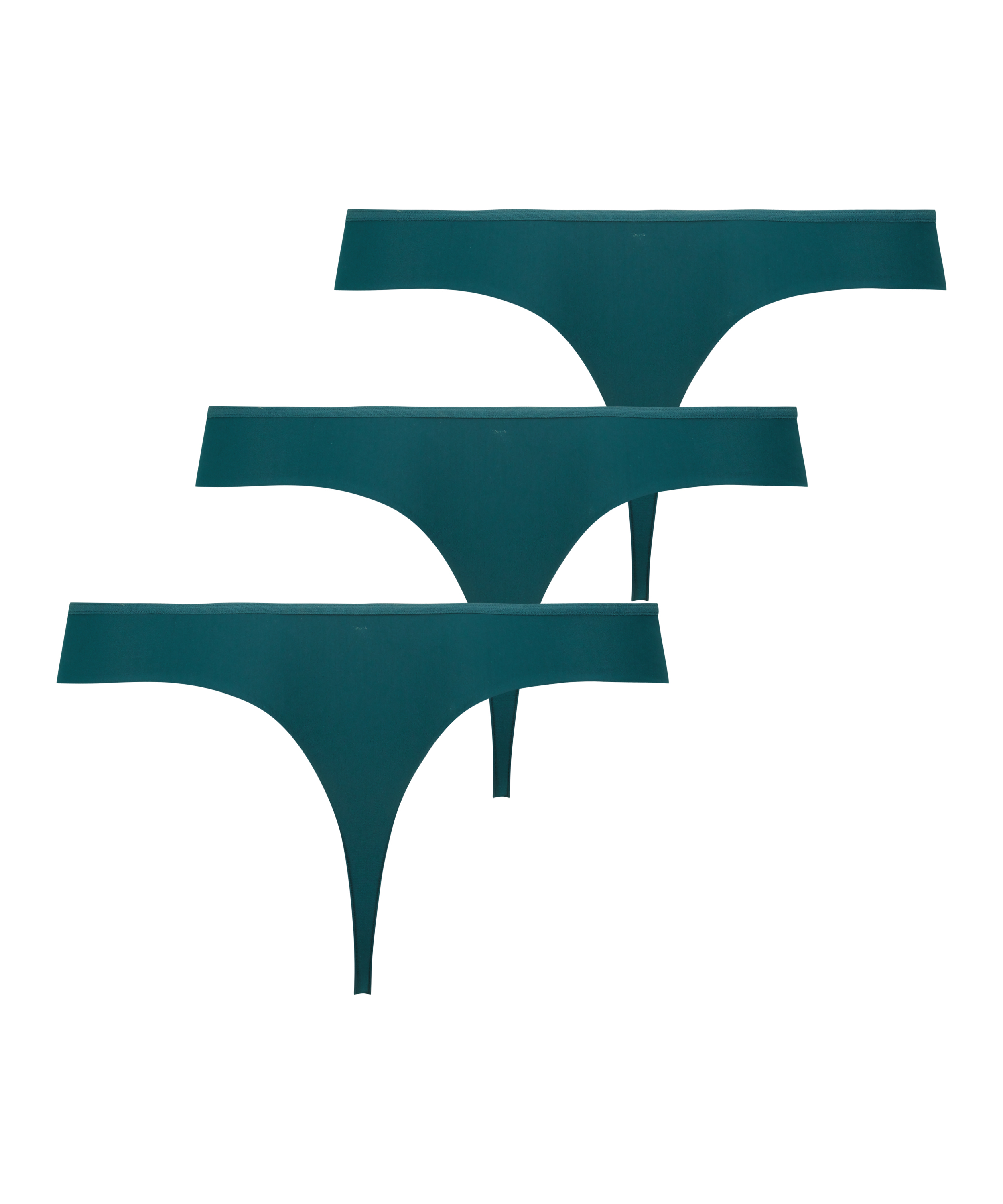 3-styks-pakning g-streng Invisible, grøn, main