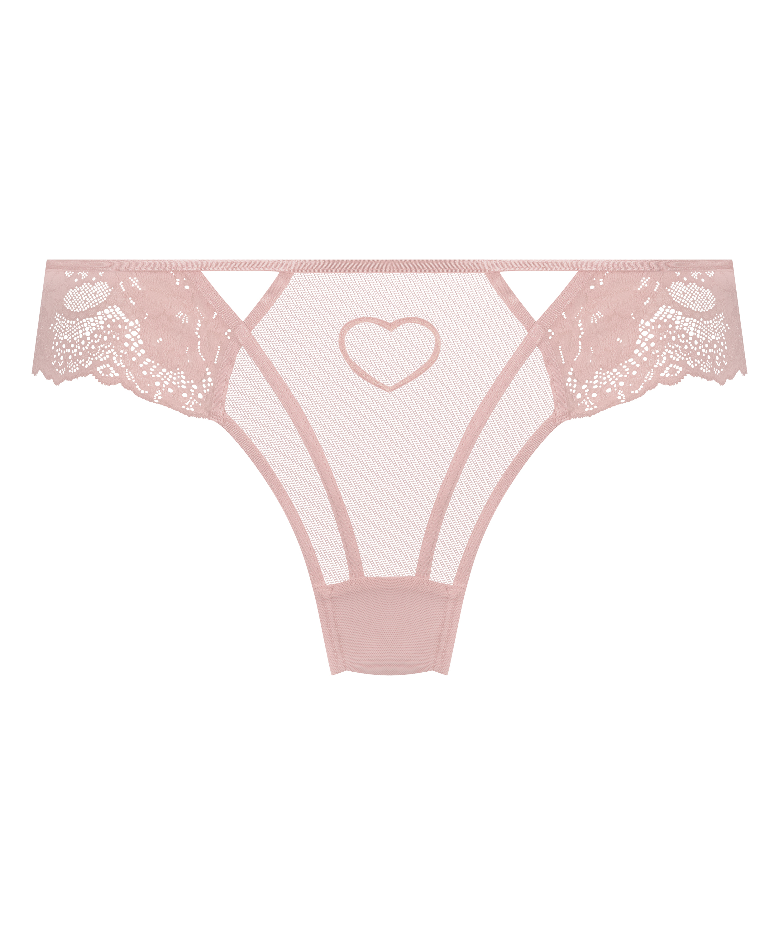 Brasiliansk trusse Amy Heart, pink, main