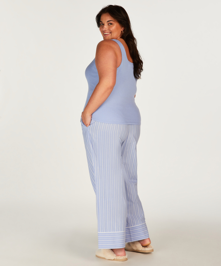 Tank-top i jersey, Bl&aring;