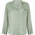 Langærmet satinjakke Ayla, Grøn