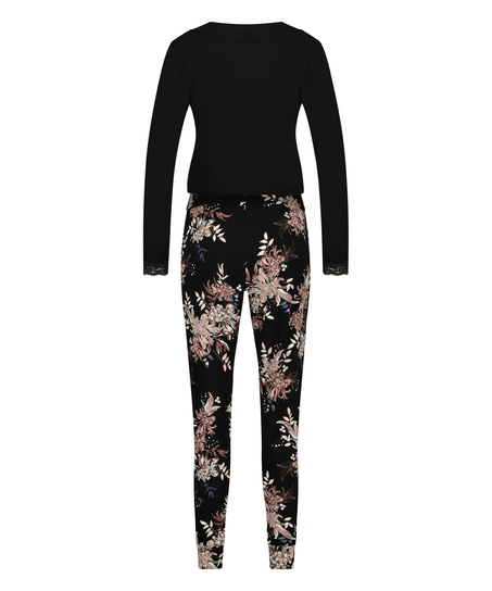 Pyjamass&aelig;t til amning, Sort