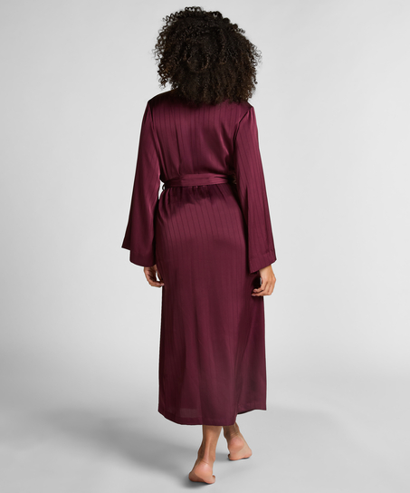 N&aring;lestribet satinkimono, Lilla