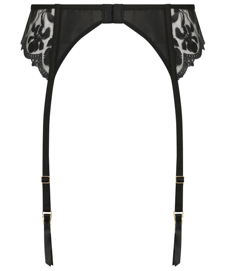 Mila strømpeholdere, sort