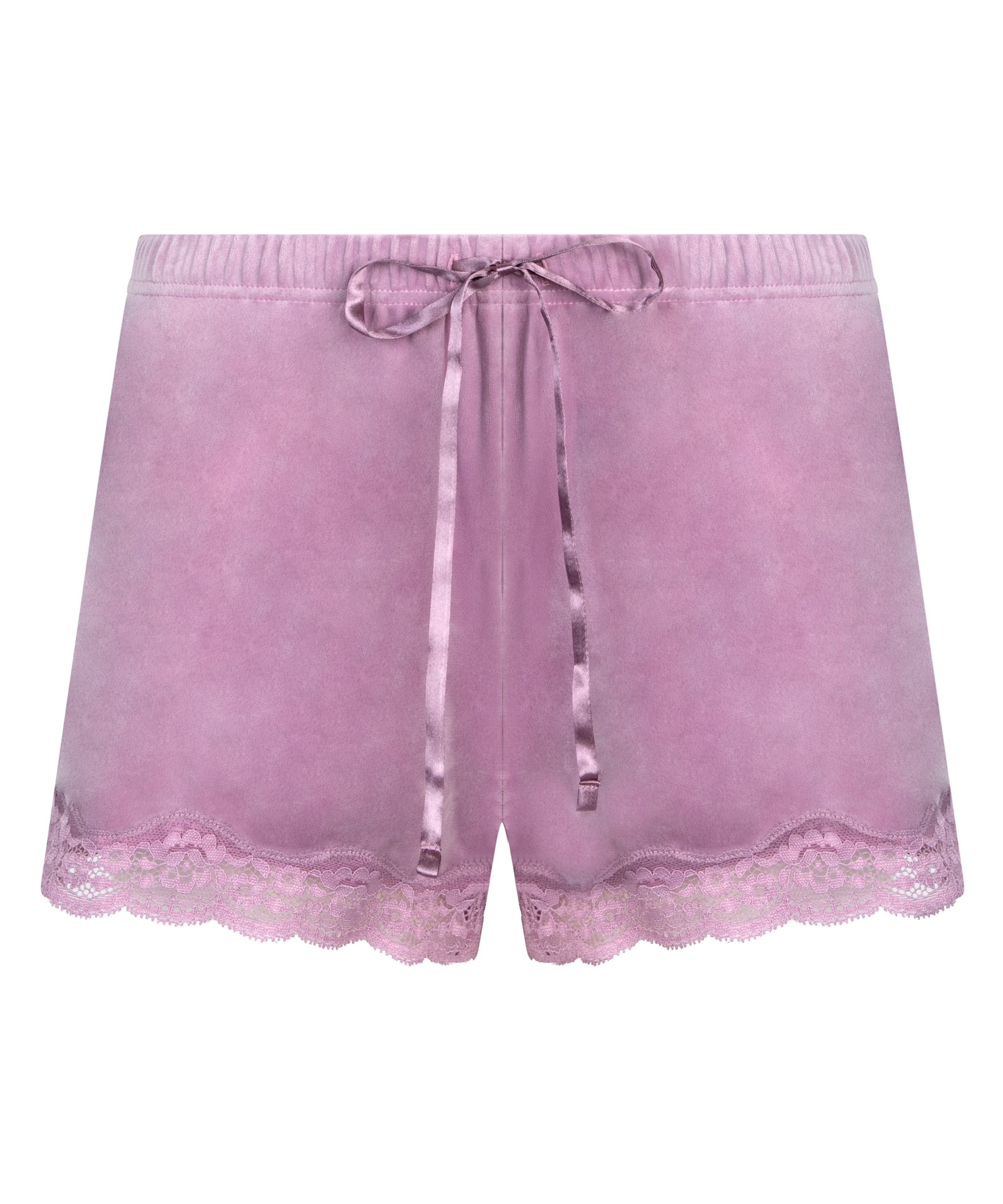 Shorts velour Lace, Lilla, main