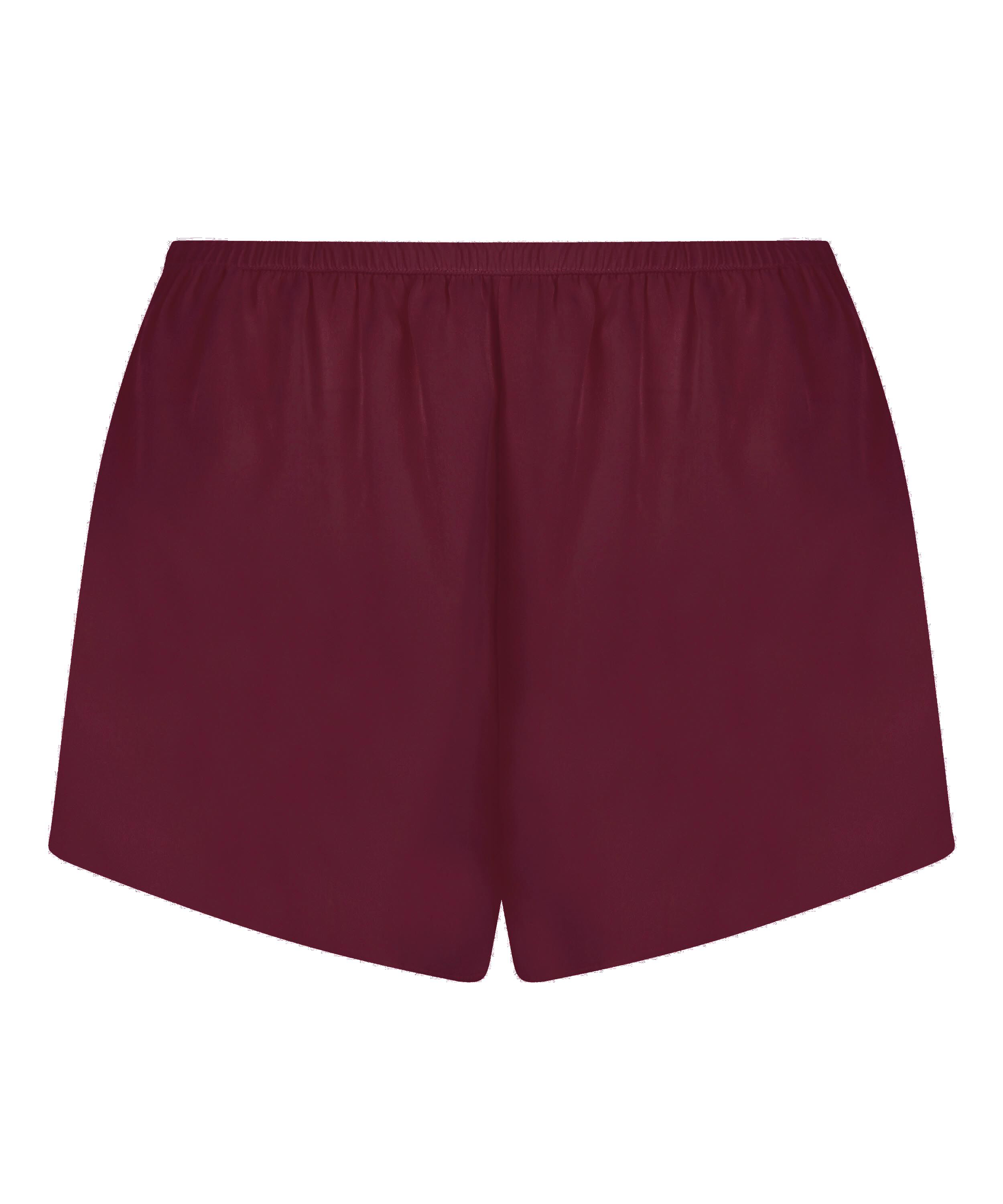 Shorts Satin Minimal, Lilla