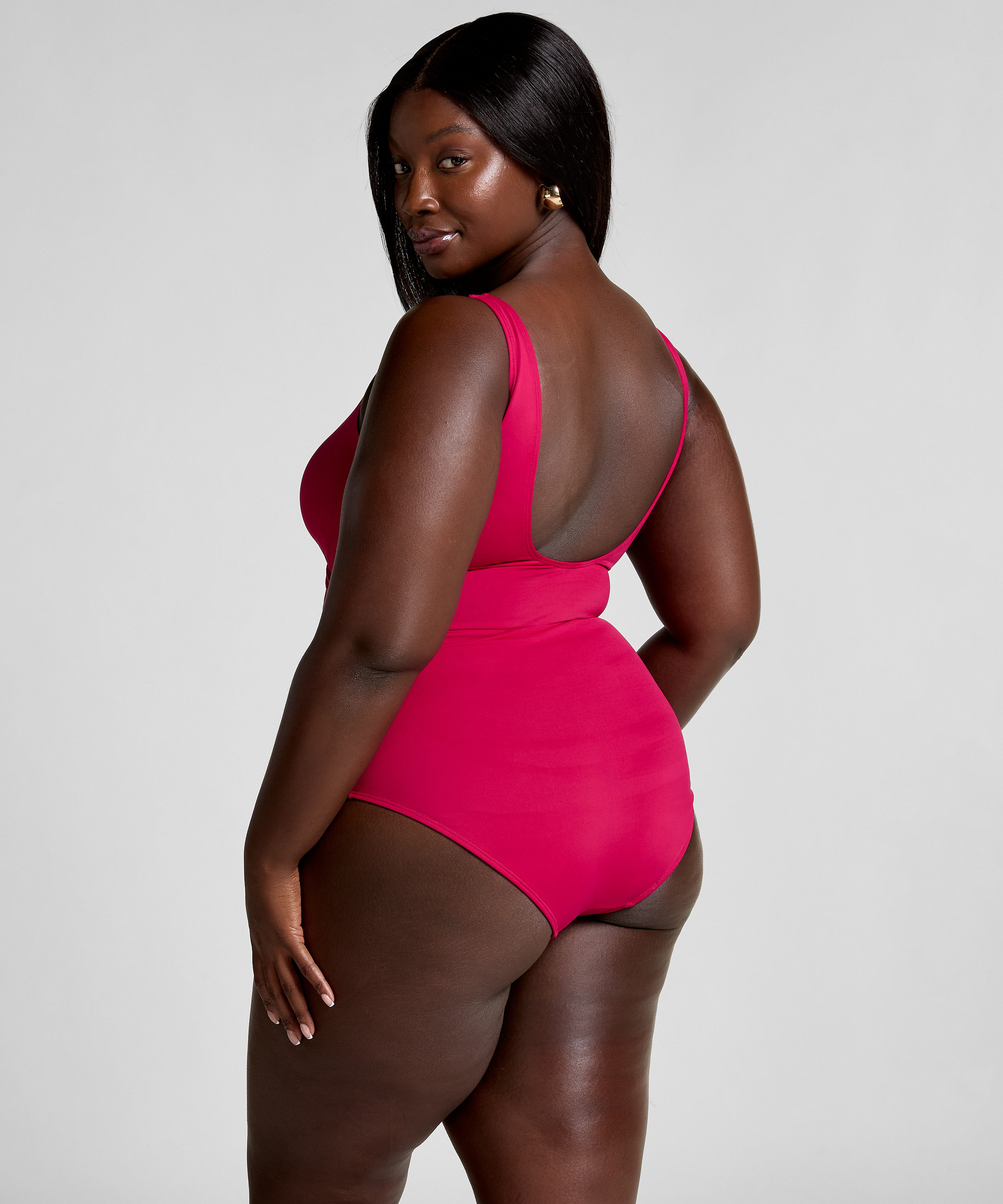 Badedragt Shaping Shell Mesh, Lyserød, main