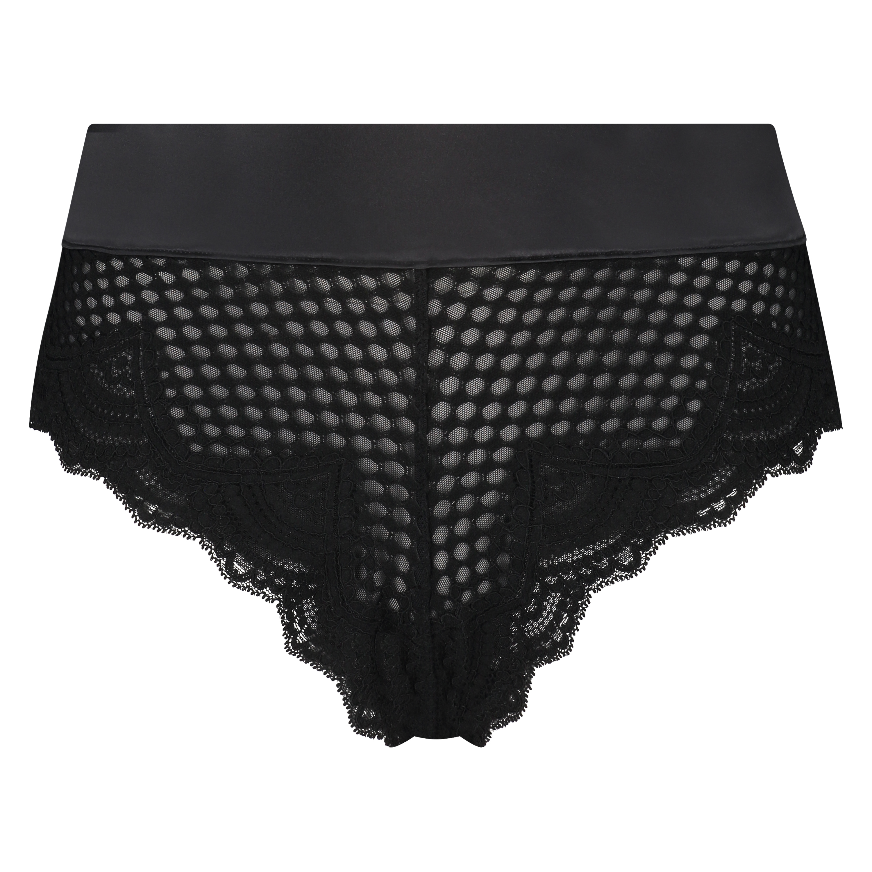 Brasilianske trusser med høj benudskæring Duckie, sort, main