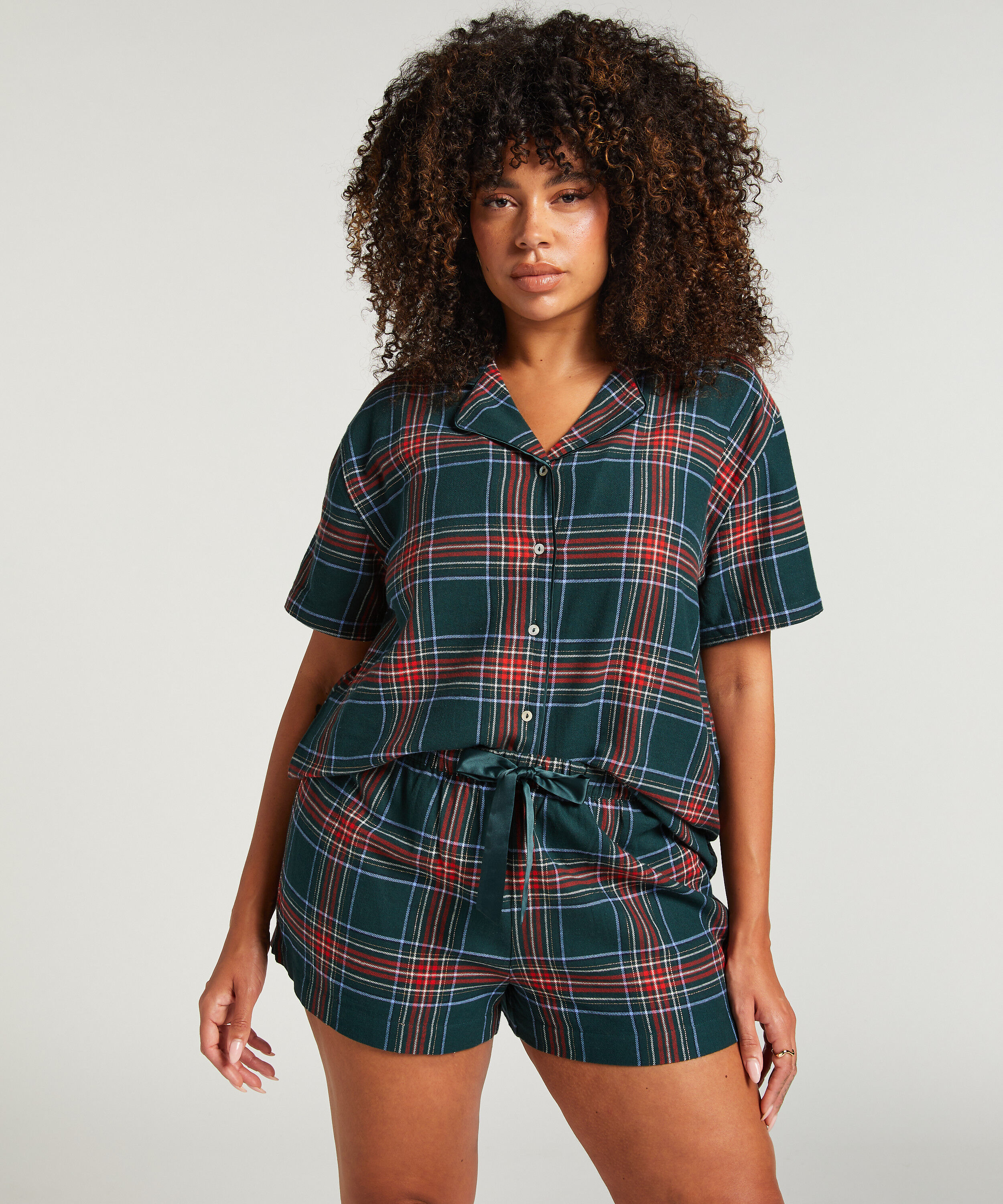Twill pyjamas, Grøn