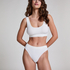 Bralette Scoop Dianne, Hvid
