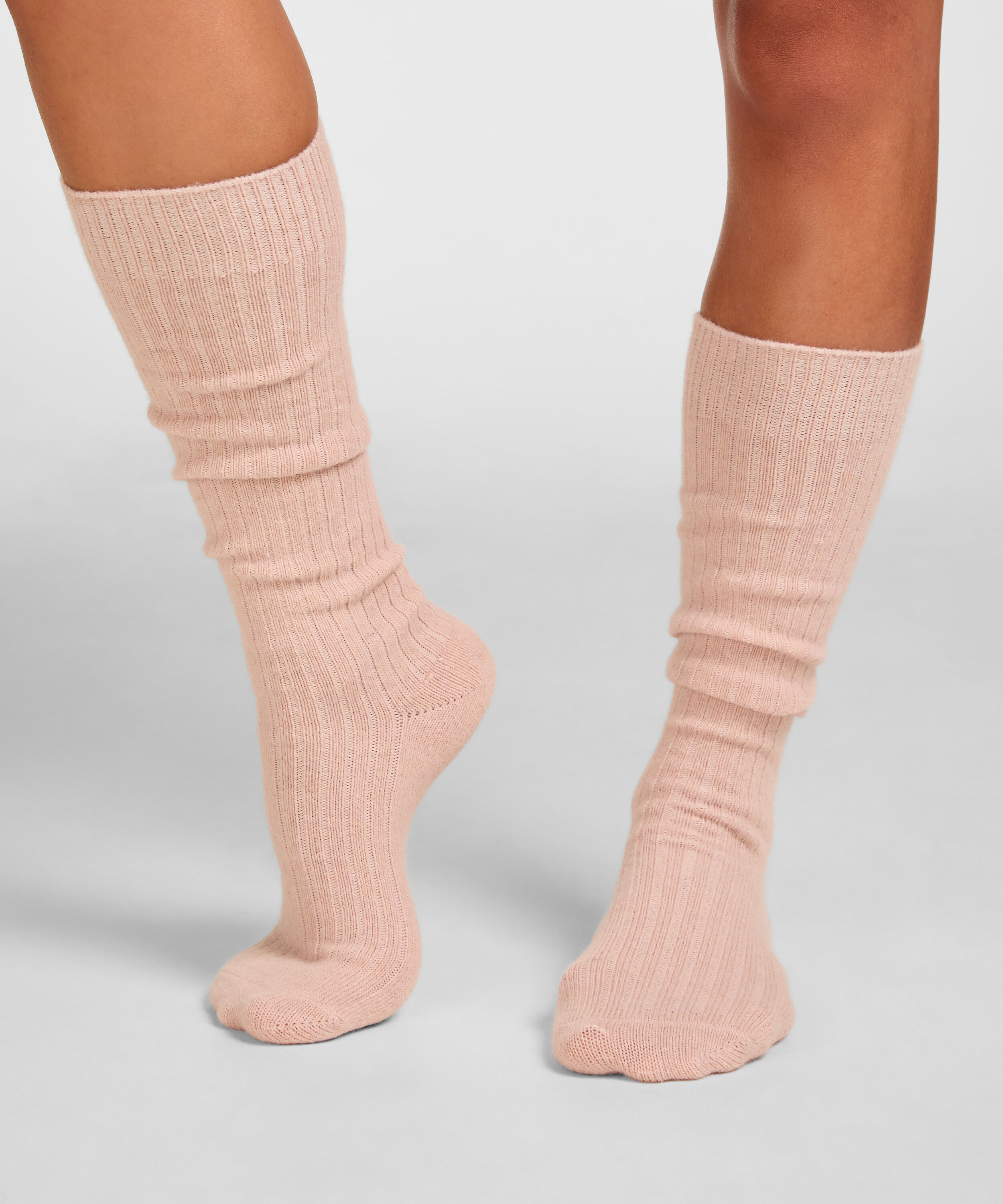 Sokker med Cashmere, Lyserød
