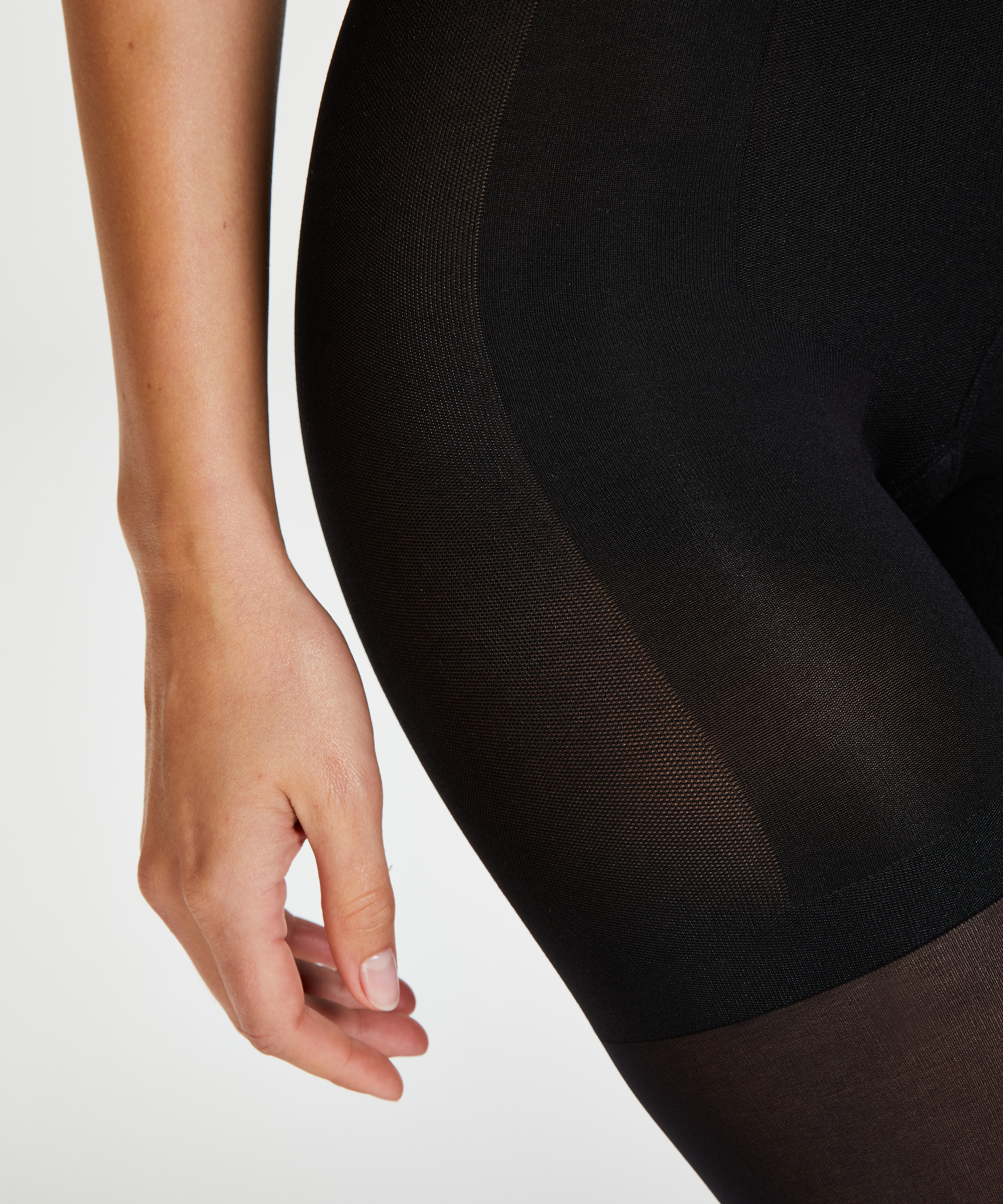 Korrigerende Panty 30 Denier, Sort, main