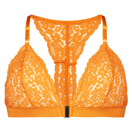 Rose vatteret trekantsbralette, Orange