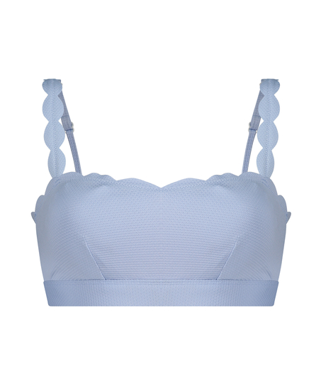 Scallop croptop, Blå