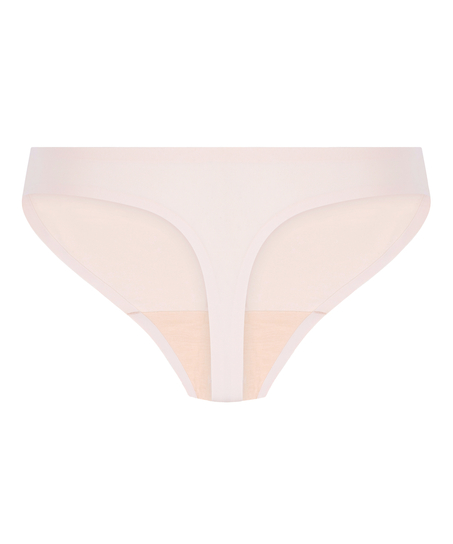 Usynlig basis-g-streng, Beige