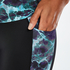 HKMX high waist sport legging marble level 3, bl&aring;
