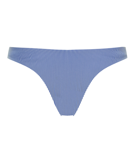 Højt udskåret bikinitrusse Rib Fiji, blå