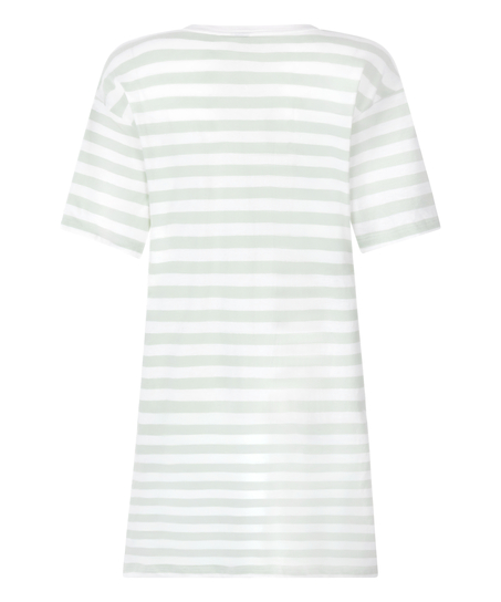 Natskjorte rund hals, Gr&oslash;n