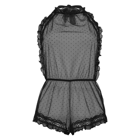 Nathalie playsuit, Sort