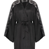 Kimono Satin Lace, Sort