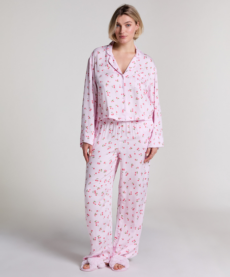 Satinbukser, Lyserød