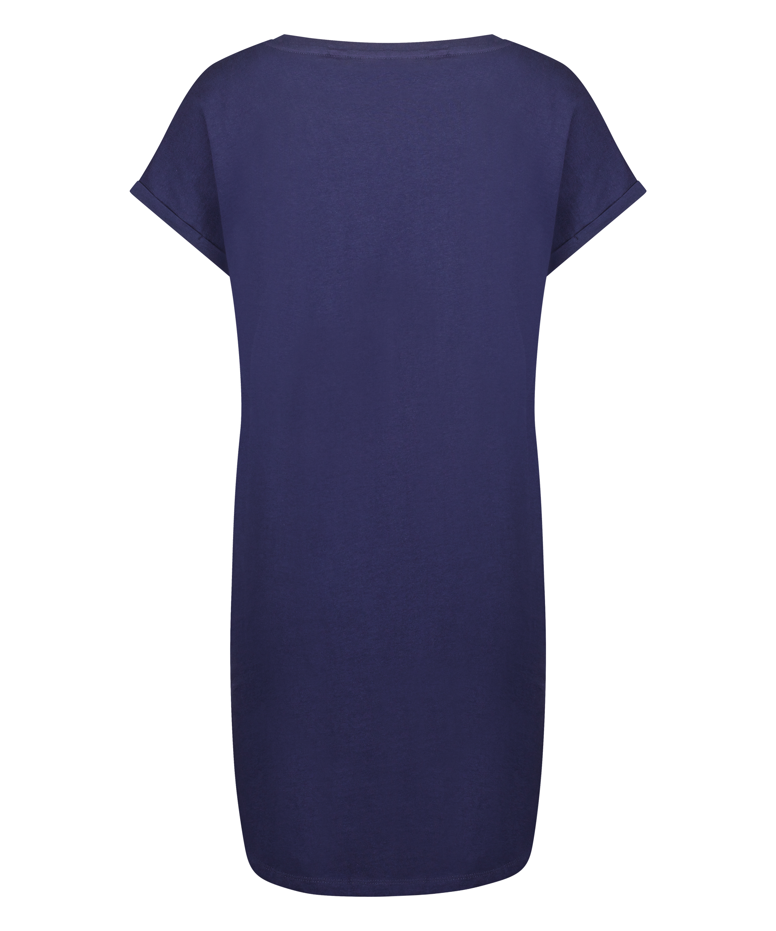 Natskjorte rund hals, Blå, main