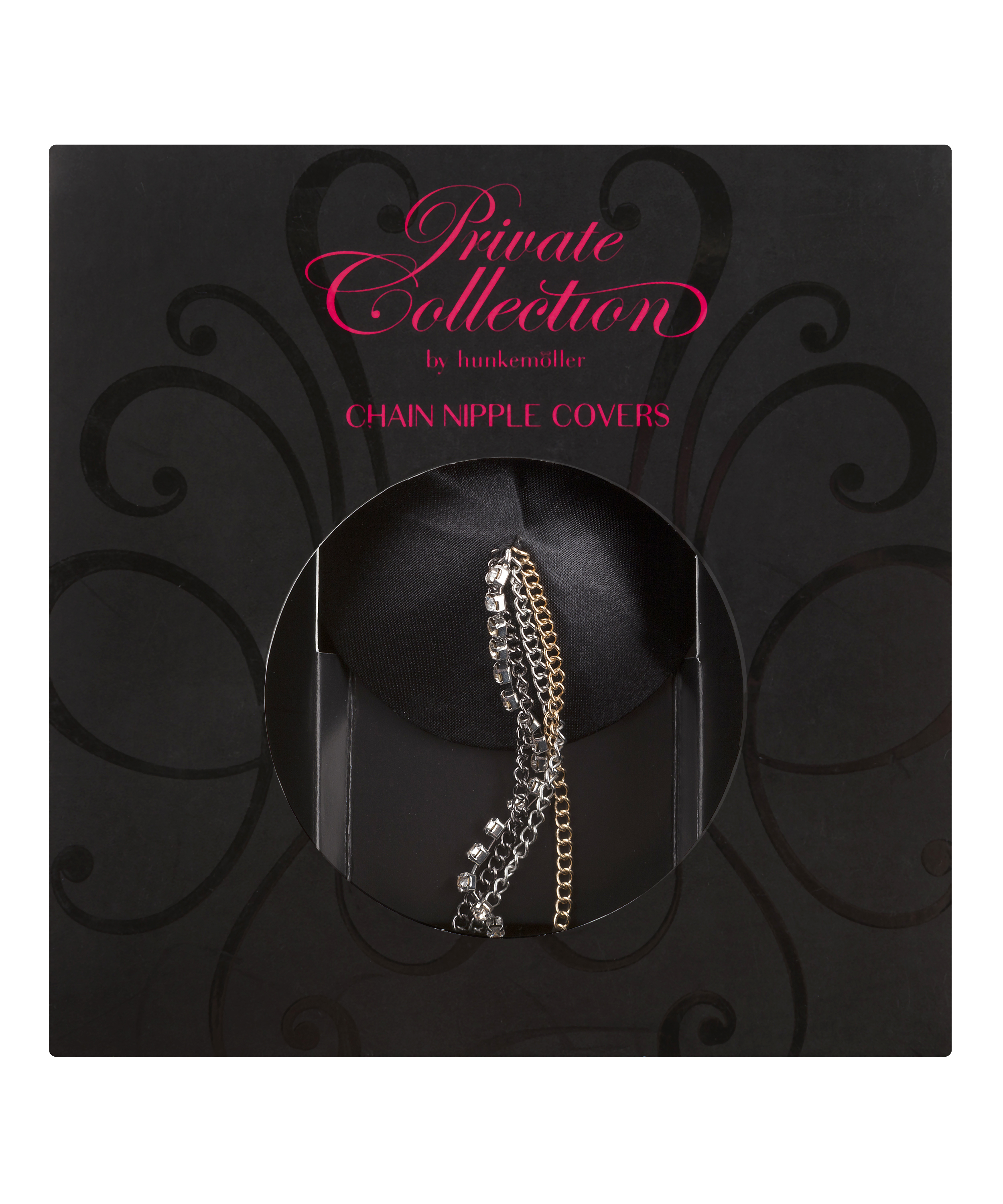 Private Brystvorteskjulere Chain, Sort, main