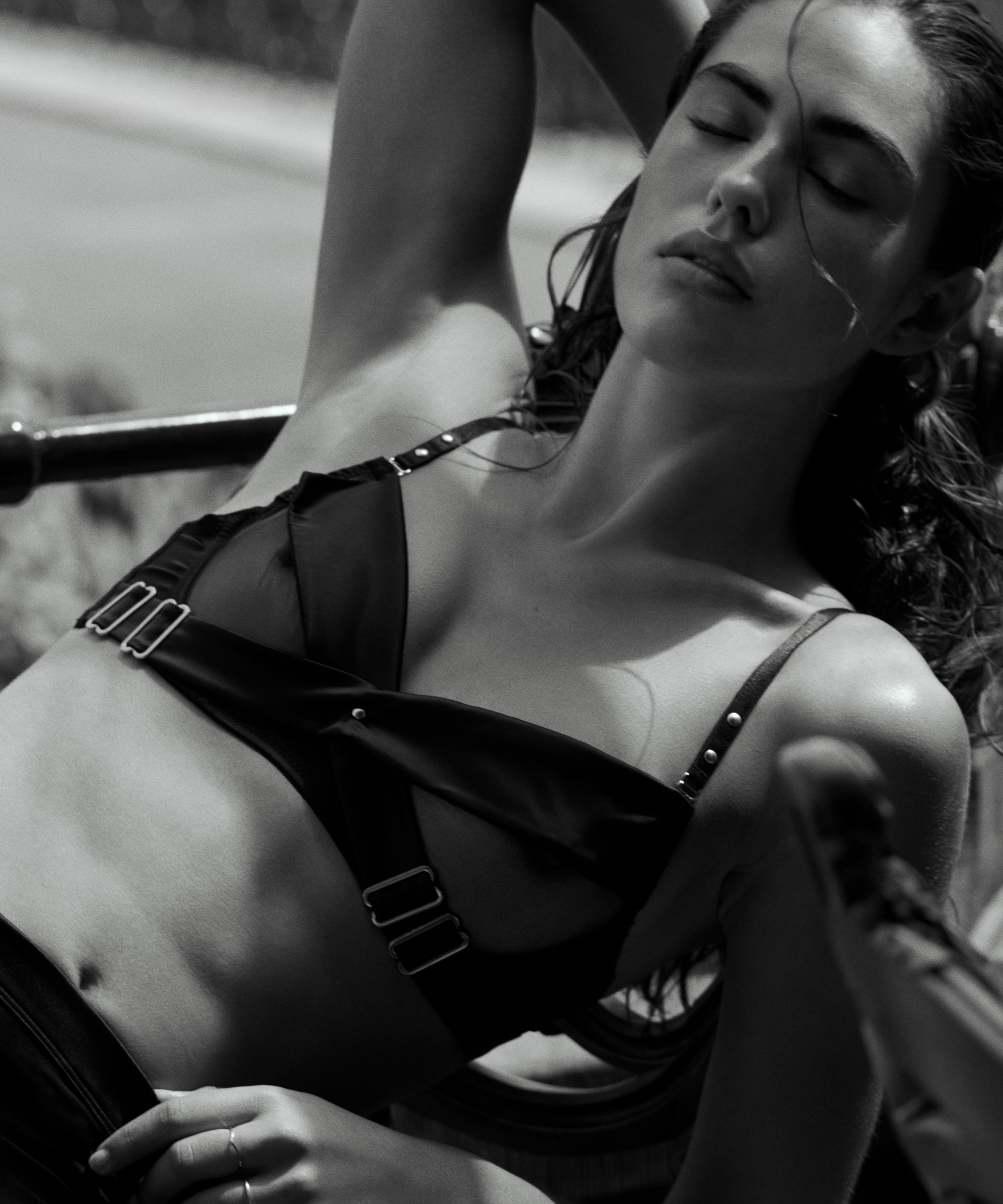 Ikke-formstøbt bøjle-bh Colette, Sort, main