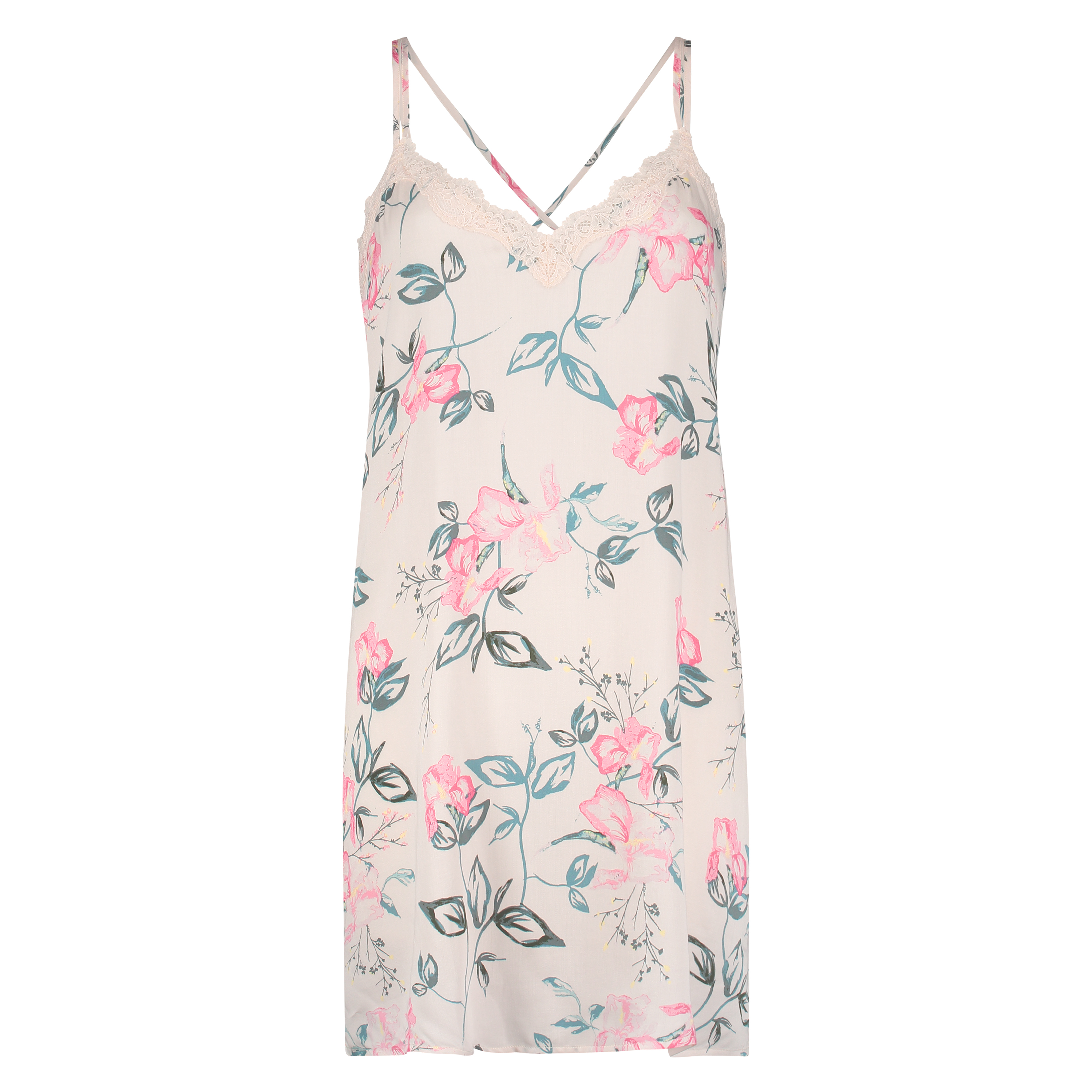 Natkjole Woven, Beige, main