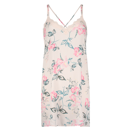 Natkjole Woven, Beige