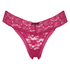 G-streng Floral lace, pink