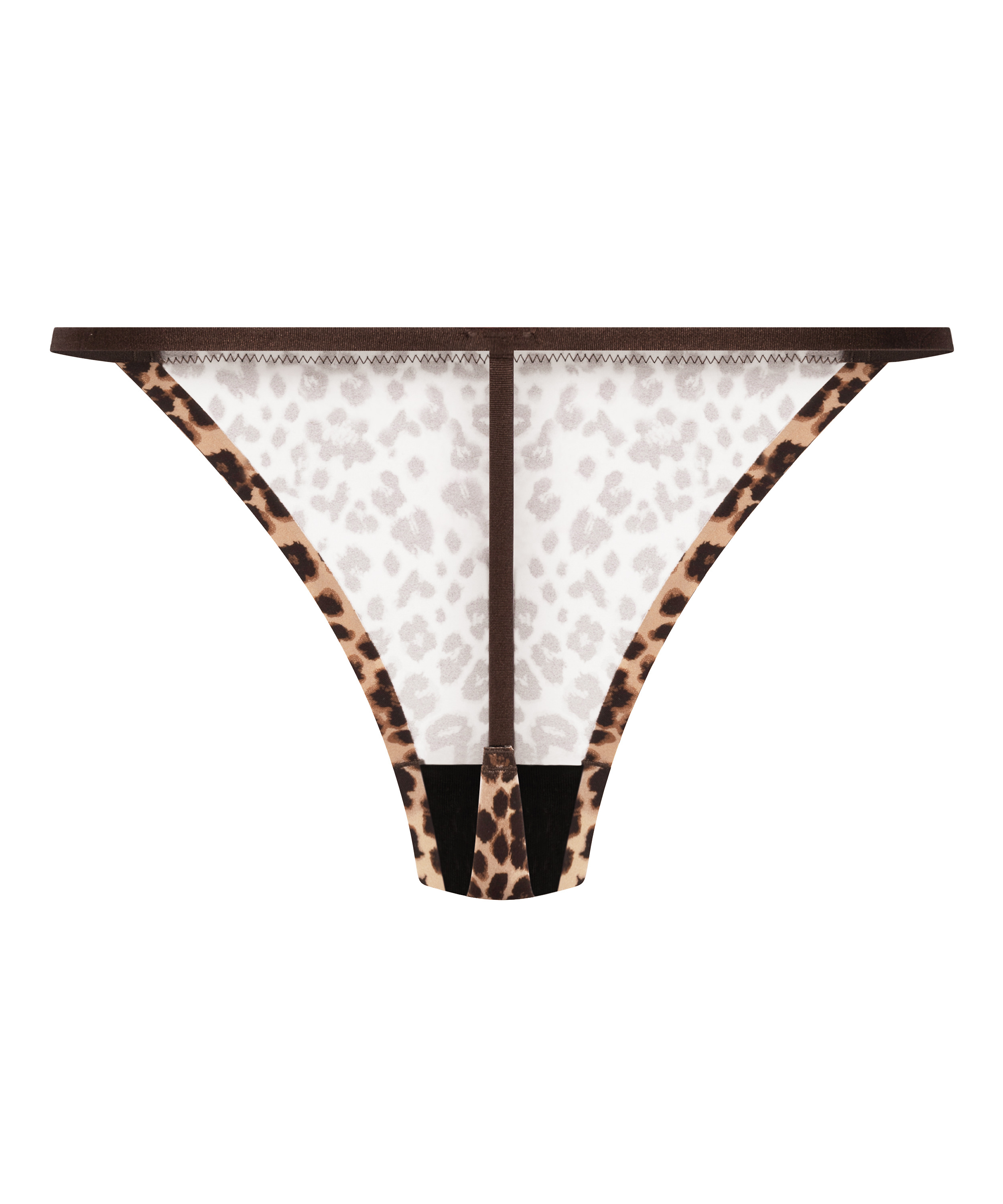 Sømløs g-streng, Brun, main